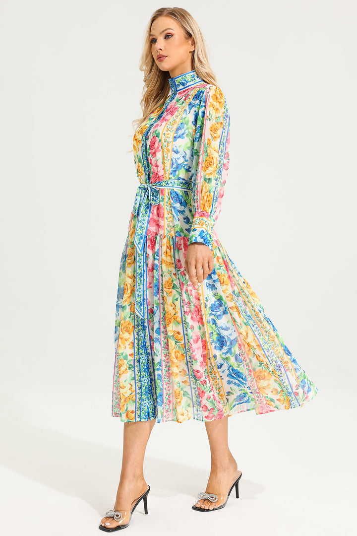 Fleur™ - Floral Maxi Dress
