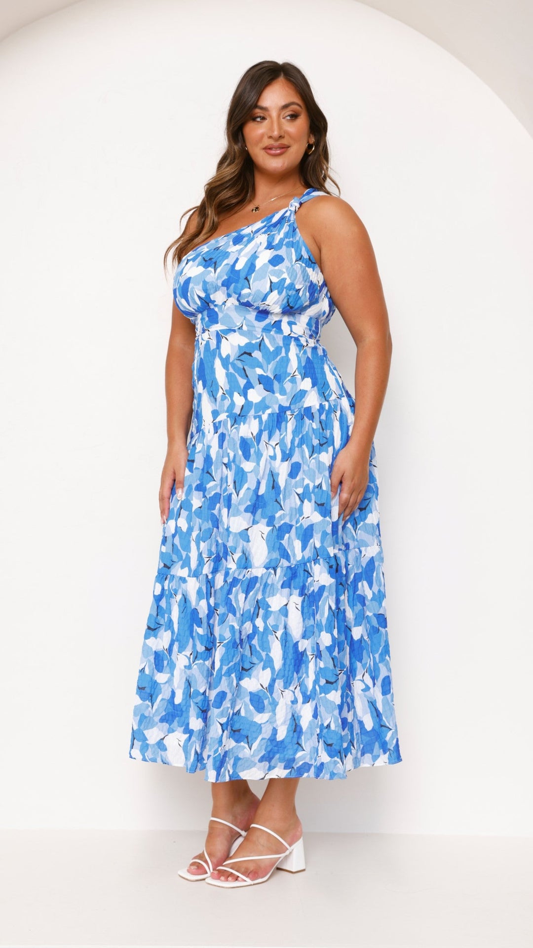 Mia - Maxi Dress Blue Floral