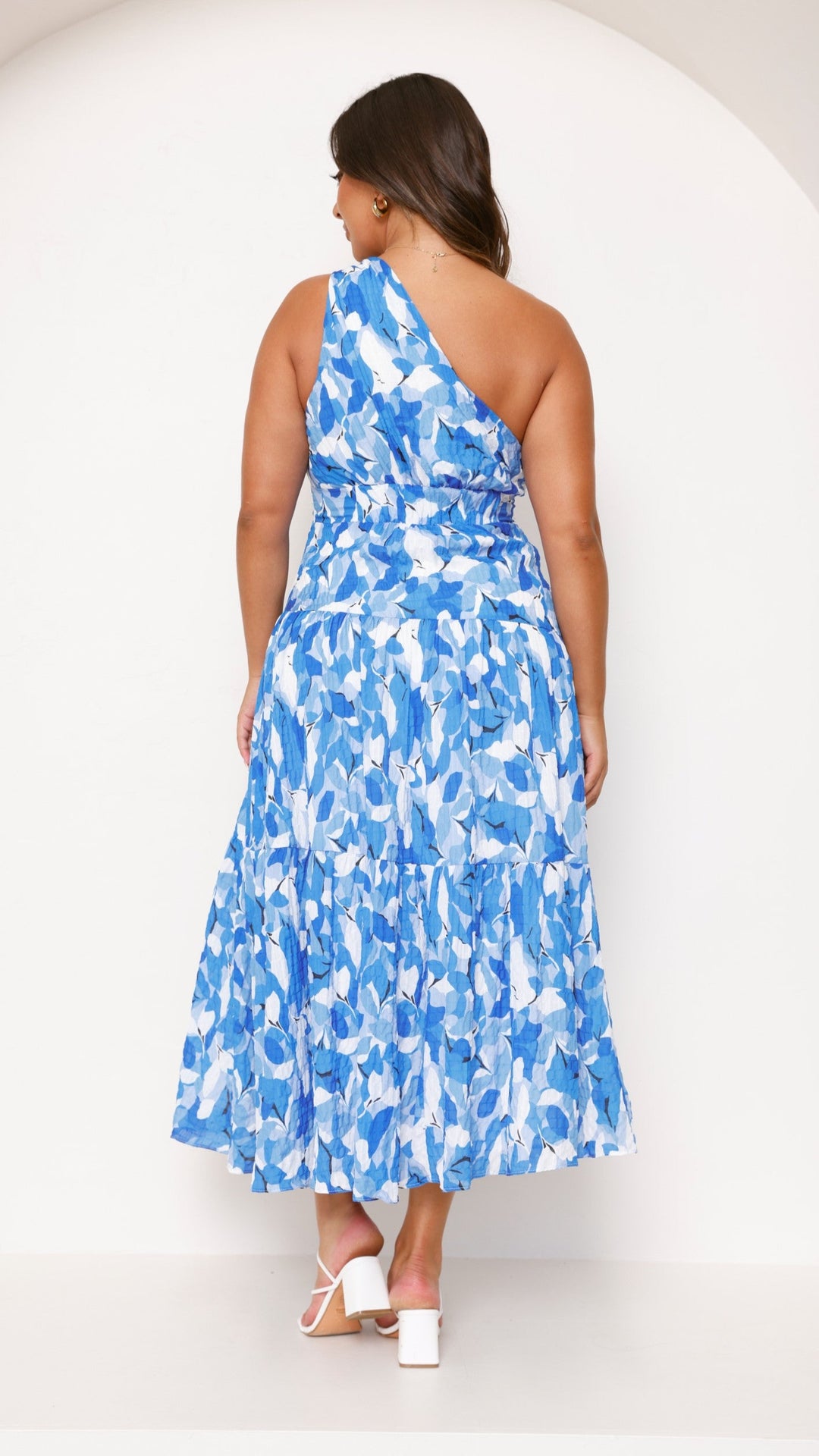 Mia - Maxi Dress Blue Floral