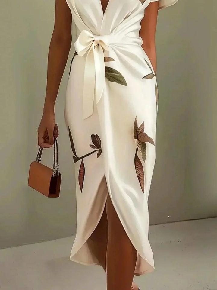 Amira | Elegant Wrap Elegant Wedding Guest Dress