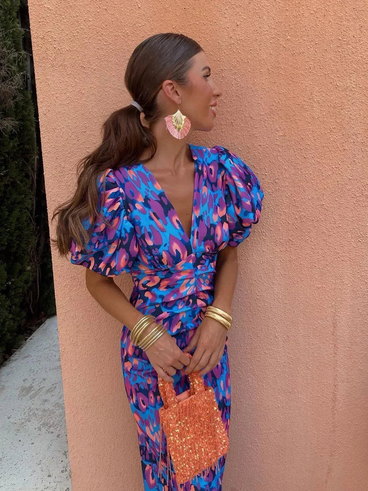 Loren - Elegant Wedding Guest Maxi Dress