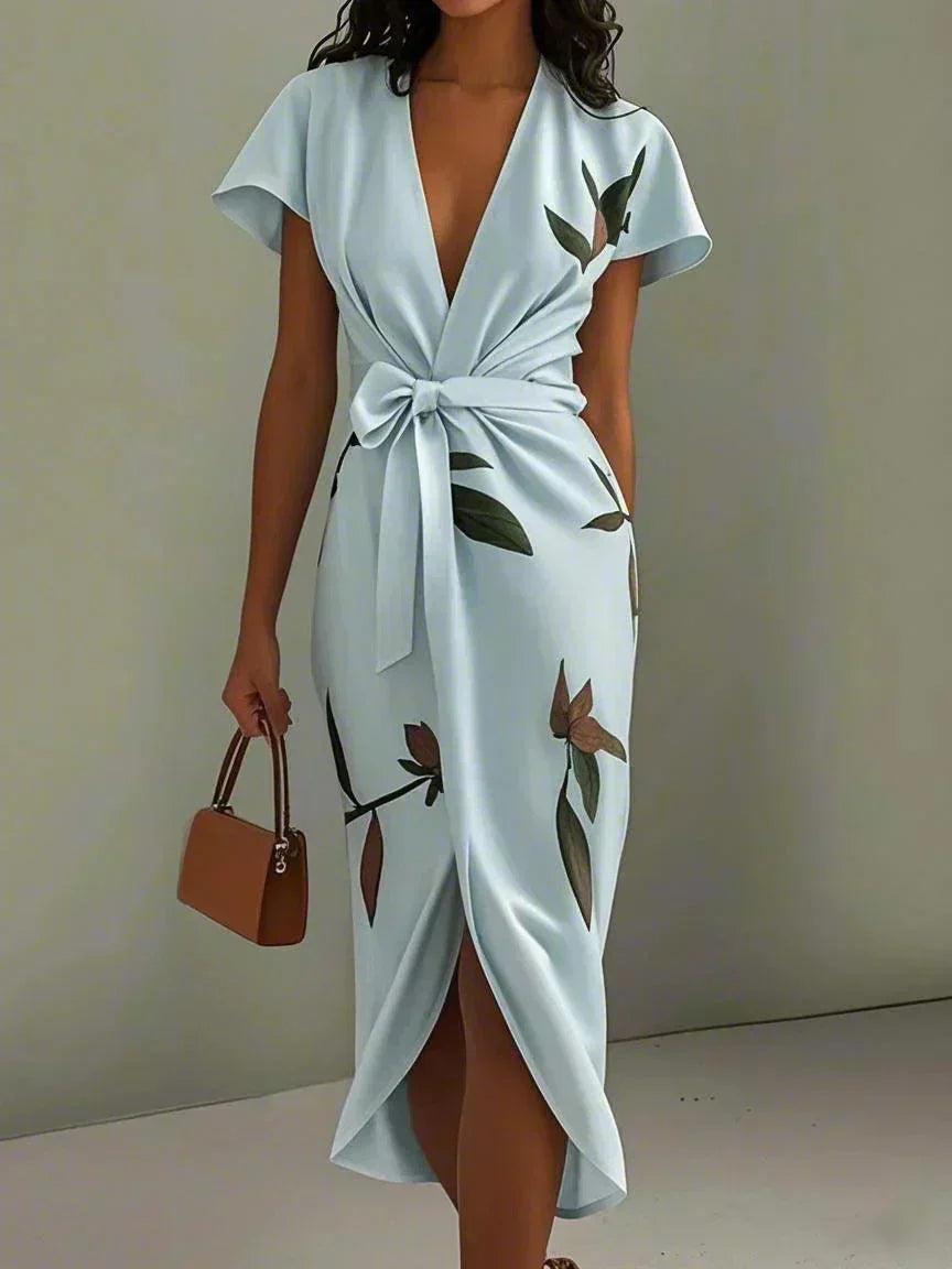Amira | Elegant Wrap Elegant Wedding Guest Dress